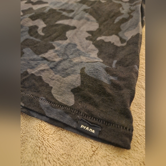 PRANA Cozy Up Hemp Blend Camo T-Shirt - Picture 3 of 6